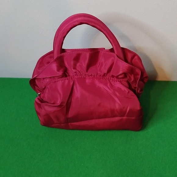 Mini Satin Handbag With Bow - Picture 4 of 5